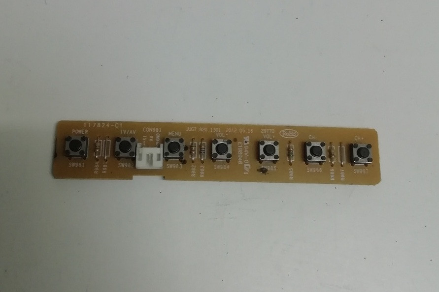 Запчастини до телевізора BRAVIS LED-39C2000B (JUC7.820.00081814, T390HVN01.0)