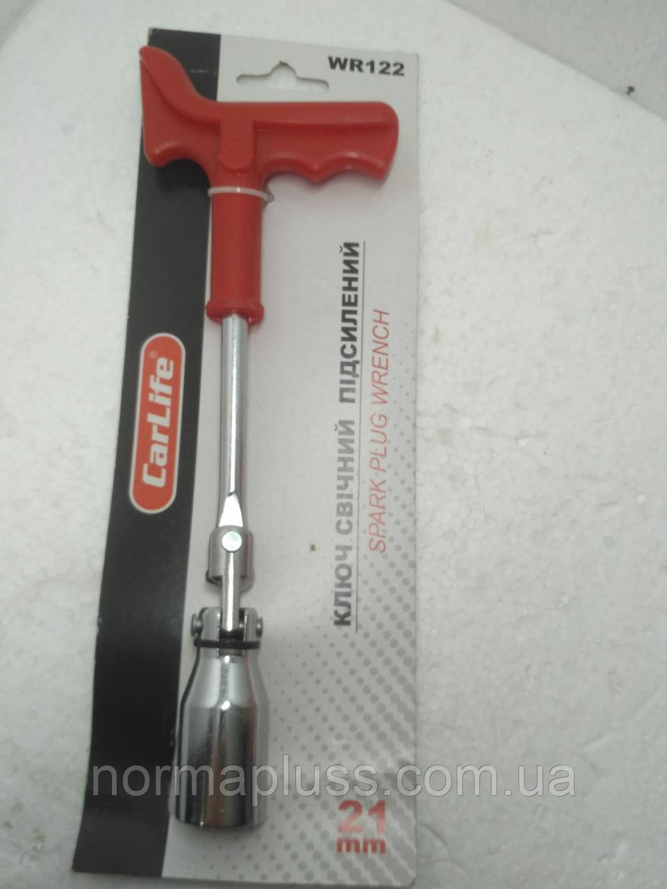 Ключ свічний CarLife WR-122 (21мм), фото 1