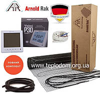 Теплый пол Arnold Rak 10м² /1800Ват нагревательный мат с программируемым терморегулятором P30