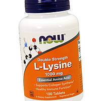 Амінокислота Лізин NOW Foods L-Lysine 1000 мг 100 таблеток