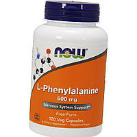 L-фенілаланін NOW L-Phenylalanine 500mg 120 капс
