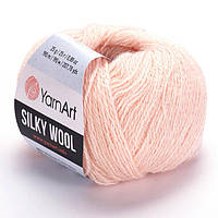 Yarnart silky wool / ярнарт силки вул / 35% шовк район, 65% мериносова вовна