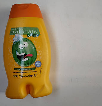 Уцінка!Термін 11.24р.Дитячий шампунь-кондиціонер Avon Naturals kids Ейвон Нейчерал Кідс "Арбусний бум" 250 мл