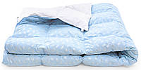 Одеяло детское пуховое зимнее 1852 Bio-Blue 50% пуха MirSon 110х140 см