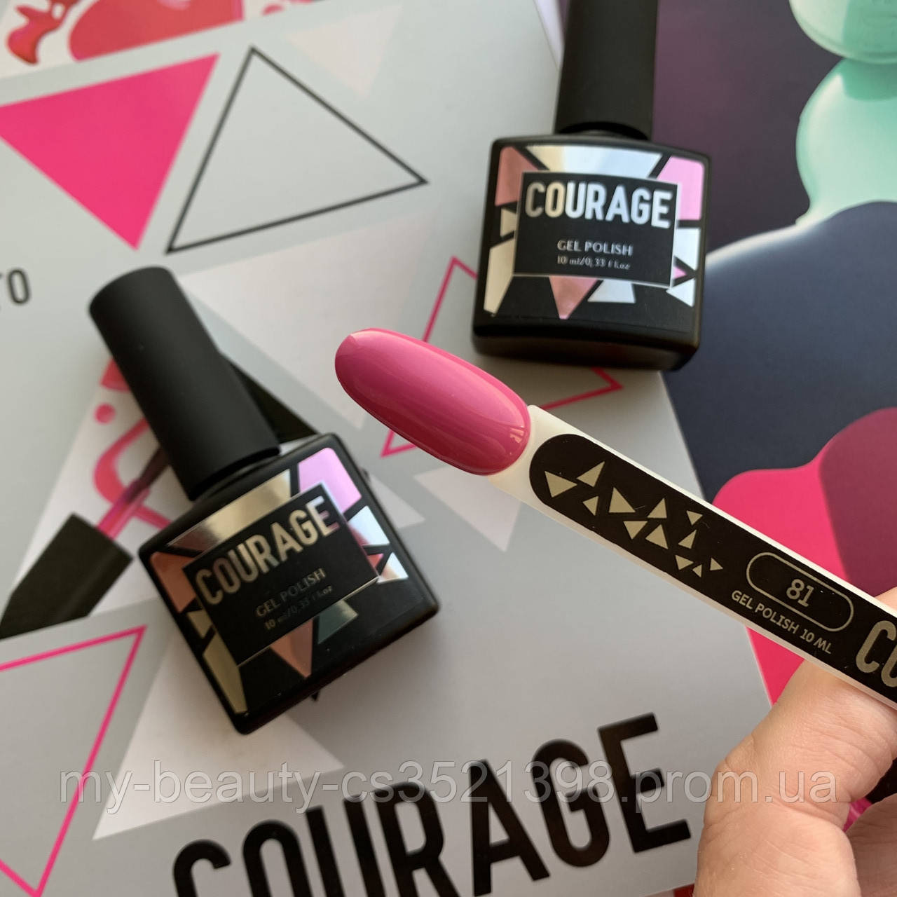 Гель-лак для нігтів Courage Prof 10 мл №081