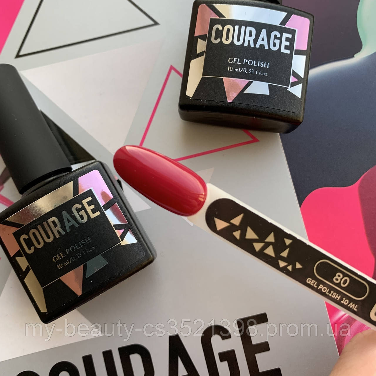 Гель-лак для нігтів Courage Prof 10 мл №080