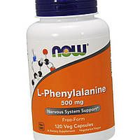 Аминокислота Л-фенилаланин NOW Foods L-Phenylalanine 500 мг 120 капсул