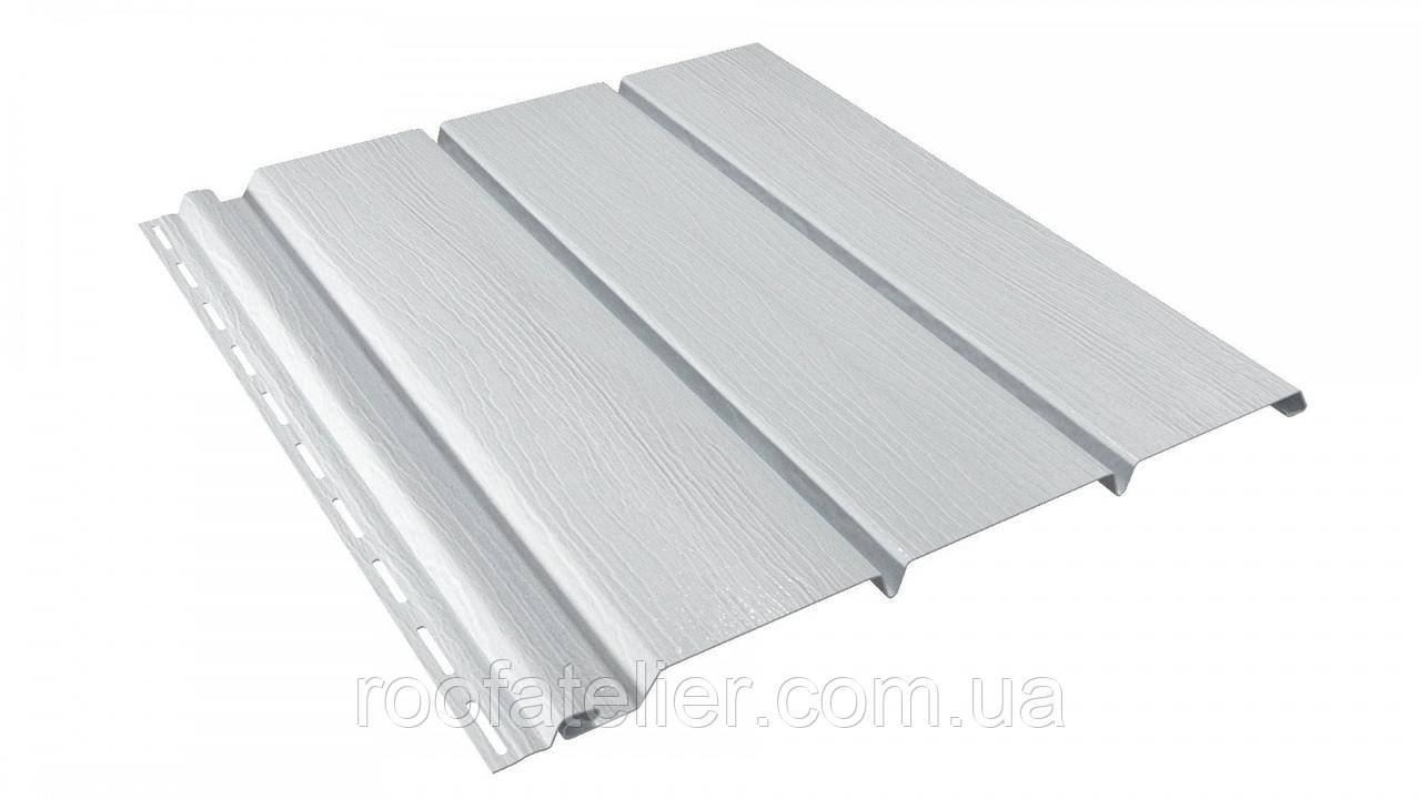 Панель софіт Bryza / Бриза 3м 0,92м2 без перфорації білий Польща, фото 1