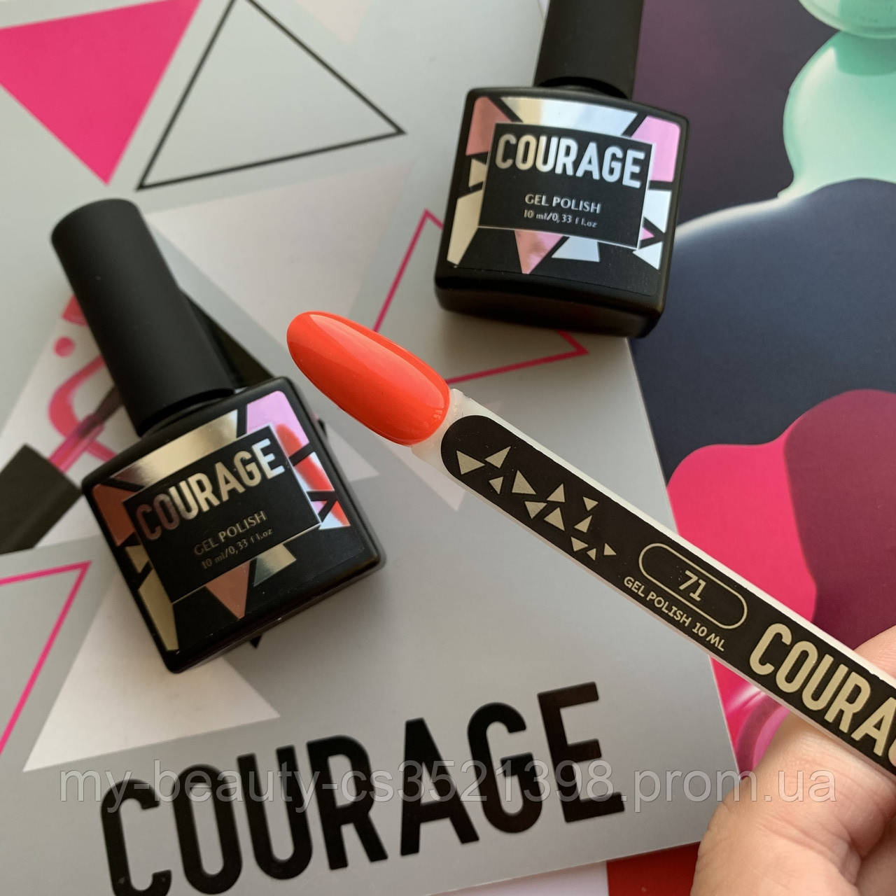 Гель-лак для нігтів Courage Prof 10 мл №071