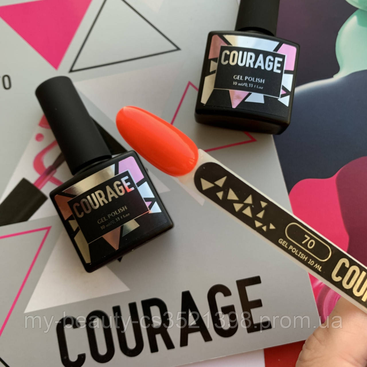 Гель-лак для нігтів Courage Prof 10 мл №070