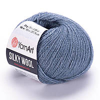 Yarnart Silky Wool серый №331