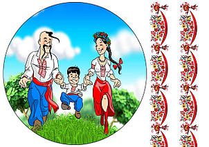 Вафельна картинка для торта