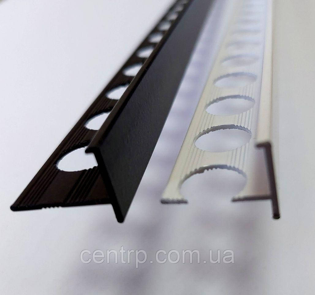 Алюминиевый Г-образный белый профиль для плитки до 8 мм ХАП10 Белоснежный L-2.7 м - фото 5 - id-p1489165568