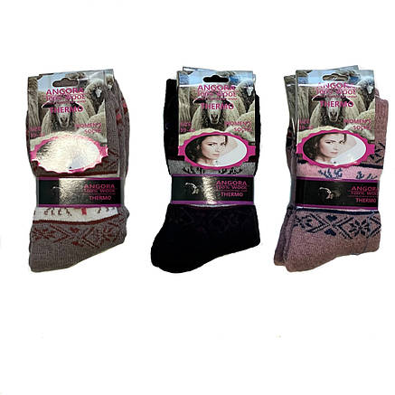 Носки "ангора" женские, тонкие, фото 2