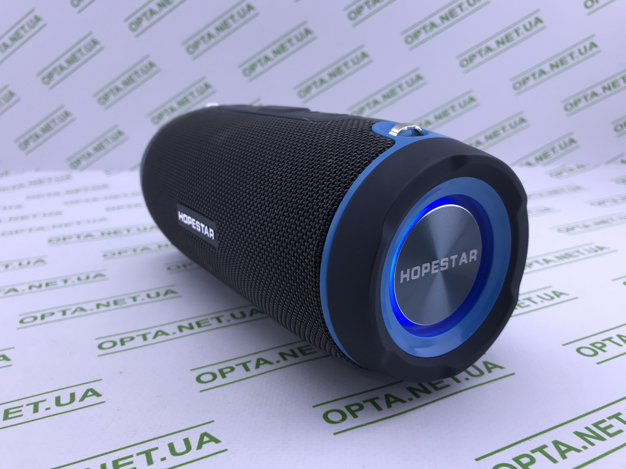 Портативна Колонка Bluetooth з динамічною підсвічуванням Hopestar H45 Чорно-синя, фото 1