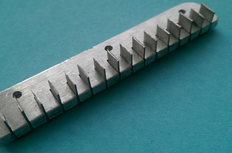 Накладка (гребінка) 4 / 6 мм на диск соломка DQ4 для овочерізки Sirman, Fimar, Gam, Hendi та ін.