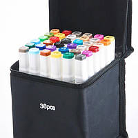 Набір двосторонніх маркерів Touch Smooth для малювання та скетчингу 36 шт.