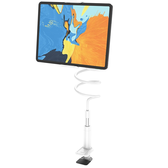 Підставка з прищепкою для планшета і телефону HOCO Balu Tablet PC stand PH24 Білий, фото 1