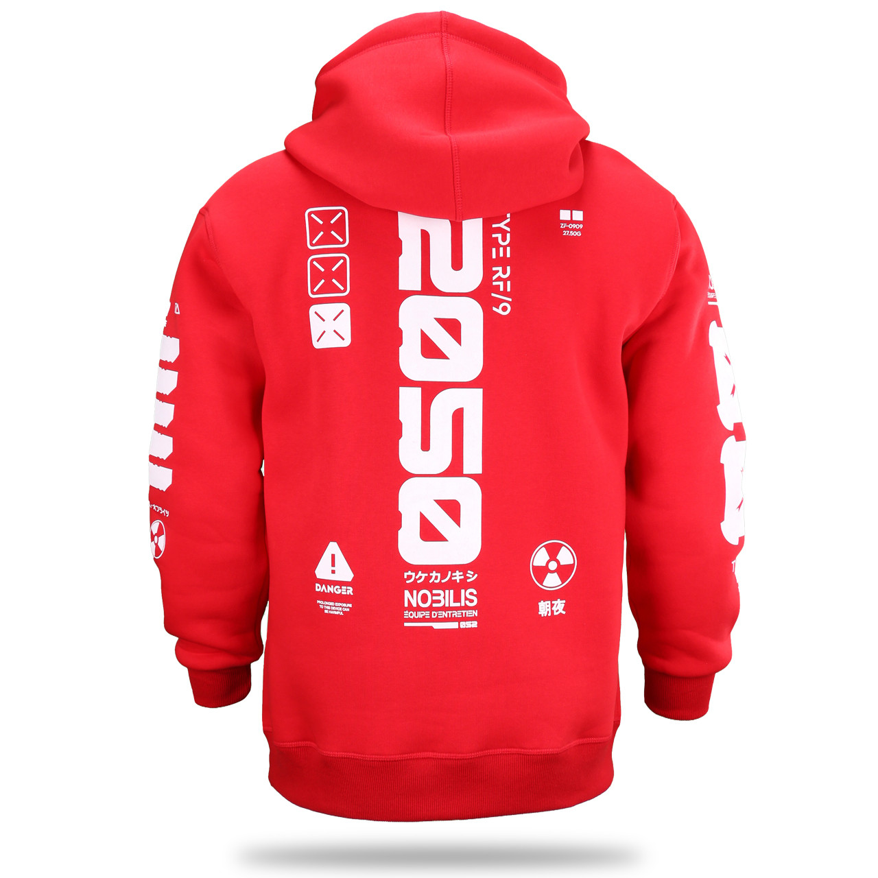 Худі осінь-зима чоловічі червоні FABRIC OF THE UNIVERSE #2 RED M (Р) 22-572-203 S XL