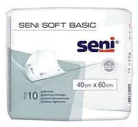 Одноразовые пеленки SENI SOFT Basic 40х60 см 10 шт
