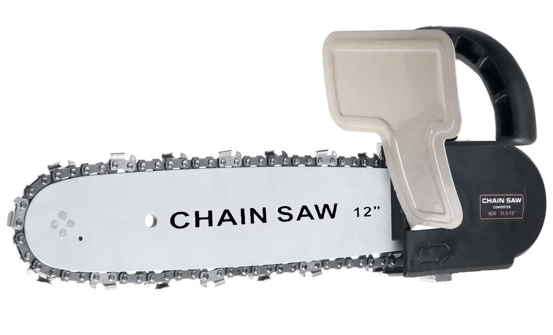 Насадка ланцюгова пила на кутову шліфмашинку (Болгарку) зірочка M10/M14, фото 1