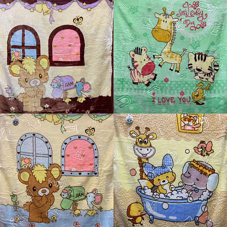 Дитяча ковдра рукавичка 100*110, фото 2