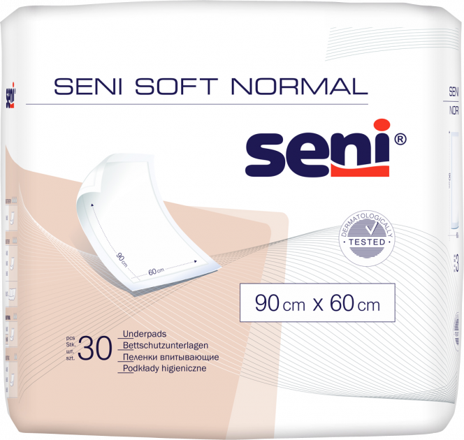 Одноразові пелюшки Seni Soft Normal 60х90 см 30 шт