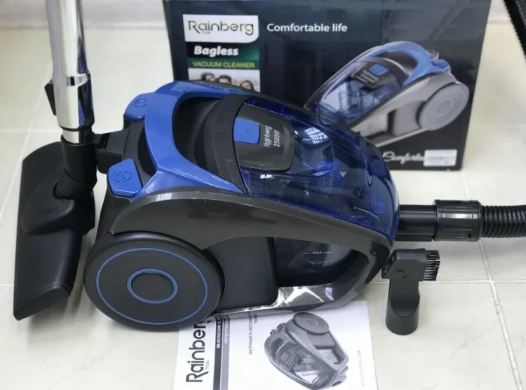 Пилосос Rainberg rb-652 без мішка колбовий 3700 вт пилосос пилосмок, фото 1