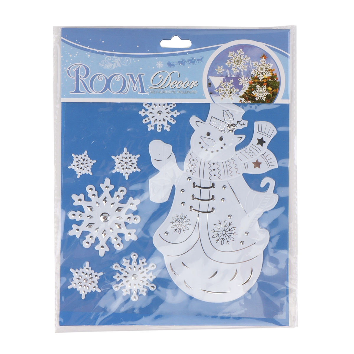 Наклейка новорічна 19х24см 8816-019