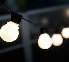 Новорічна вулична ретро гірлянда з лампочками Едісона 5 м 10 ламп D