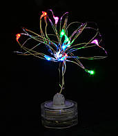 Электрогирлянда LED-нить, "Light for water" водонепр, 15 ламп, многоцветная, 1,60 м