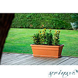 Горщик для квітів балконний Kemer 15 л теракотовий, фото 6