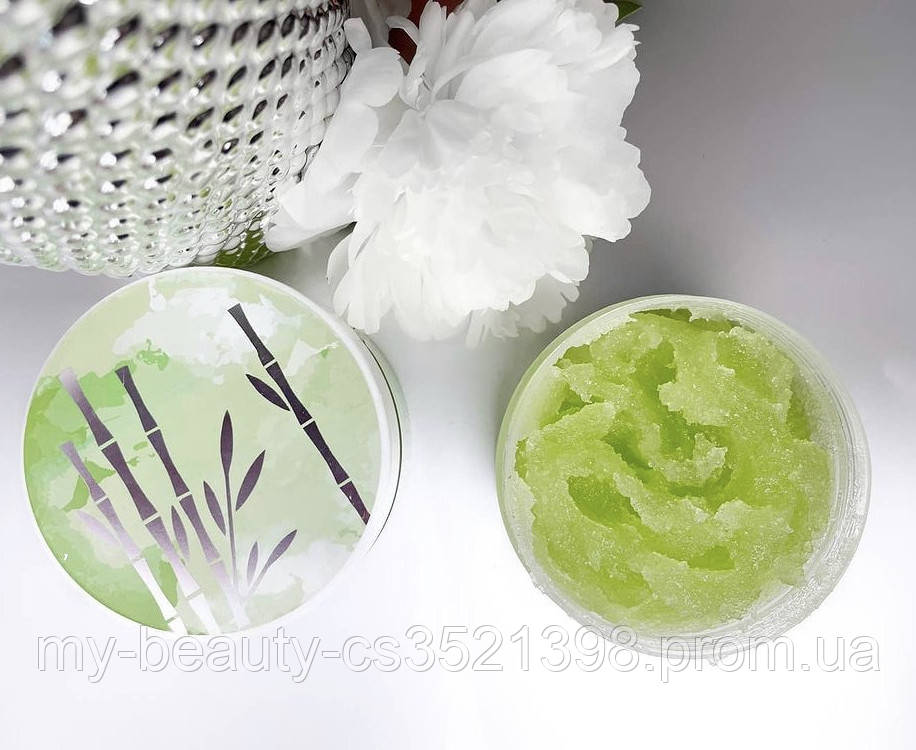 Цукровий ароматизований скраб для тіла "Green bamboo" Courage Prof 300 ml