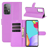 Чехол-книжка Litchie Wallet для Samsung Galaxy A52 Violet