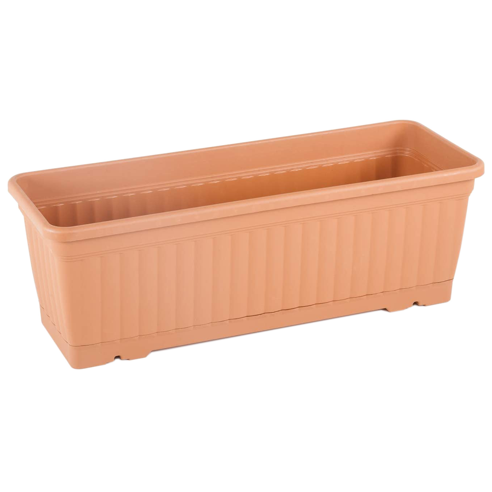 Горщик для квітів балконний Kemer 15 л теракотовий, фото 1