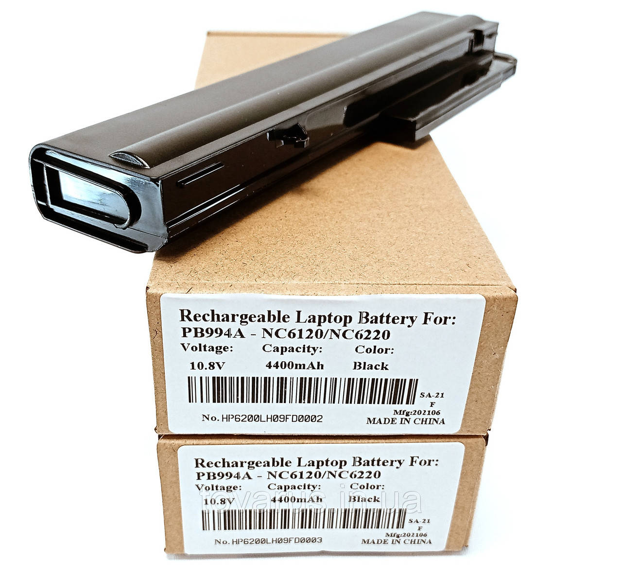Батарея HP Business Notebook NC6100, NC6120, NC6220, 6510b, 6515b, 6710b, 6715S. PB994, HSTNN-IB05