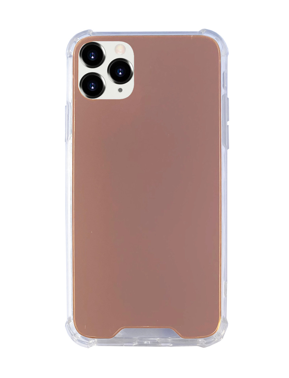 Чохол Силіконовий Дзеркало для iPhone 12 Pro (03) Rose рожевий