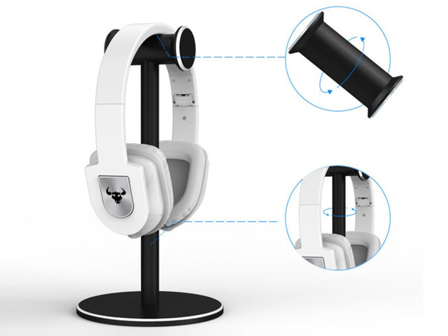 Підставка для навушників HS02 метал настільна універсальна Підставка для навушників HS02 метал настільна універсальна