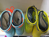 Новинка нові легкі Гумові жіночі чоботи на утеплювачі, фото 2