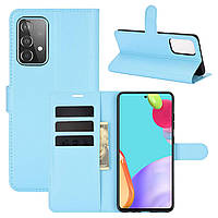 Чехол-книжка Litchie Wallet для Samsung Galaxy A72 Blue