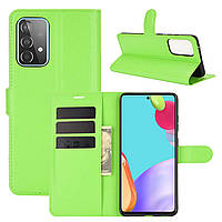 Чехол-книжка Litchie Wallet для Samsung Galaxy A72 Green