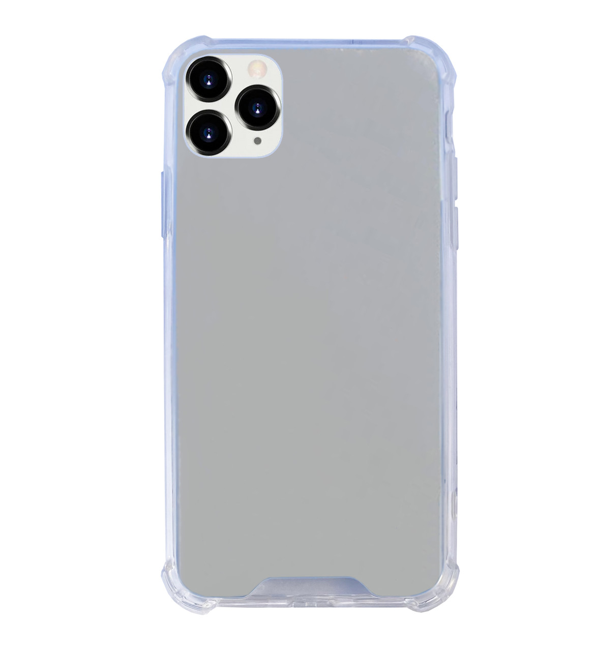 Чохол Силіконовий Дзеркало для iPhone 12 Pro (01) Silver срібний