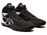 Борцовки дитячі Asics Matflex 6 GS Black/Silver 1084A007-001, фото 3