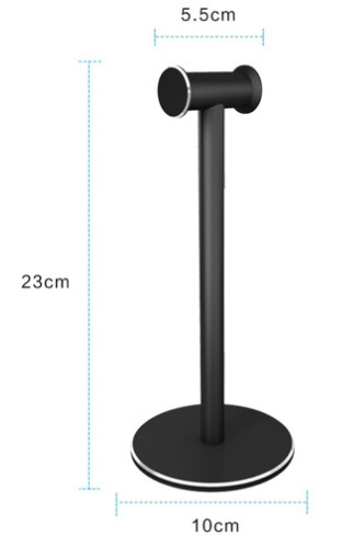 Підставка для навушників HS02 метал настільна універсальна Підставка для навушників HS02 метал настільна універсальна