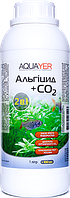 Препарат против водорослей Альгицид+СО2 1л Удобрения для растений, AQUAYER аквариумное удобрение