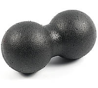 Мяч массажный (двойной, арахис), Черный MS 2758-2