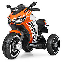 Детский электро мотоцикл Honda M 4053L-7, оранжевый