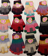 Теплые перчатки для детей, зимние детские варежки, вязаные рукавички для мальчика / девочки