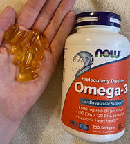 Омега-3 NOW Foods Omega-3 капс 200 капс, фото 5