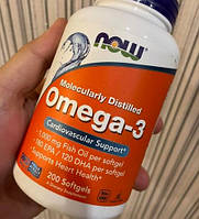 Омега-3 NOW Foods Omega-3 капс 200